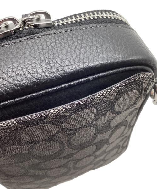 COACH（コーチ）COACH (コーチ) スタントン クロスボディ・シグネチャー ジャカード ショルダーバッグ ブラックの古着・服飾アイテム