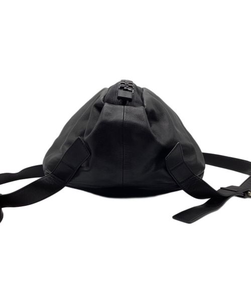 kawa-kawa（カワカワ）kawa-kawa (カワカワ) レザーリュック ブラックの古着・服飾アイテム