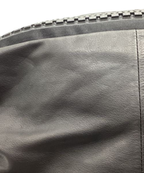 kawa-kawa（カワカワ）kawa-kawa (カワカワ) レザーリュック ブラックの古着・服飾アイテム