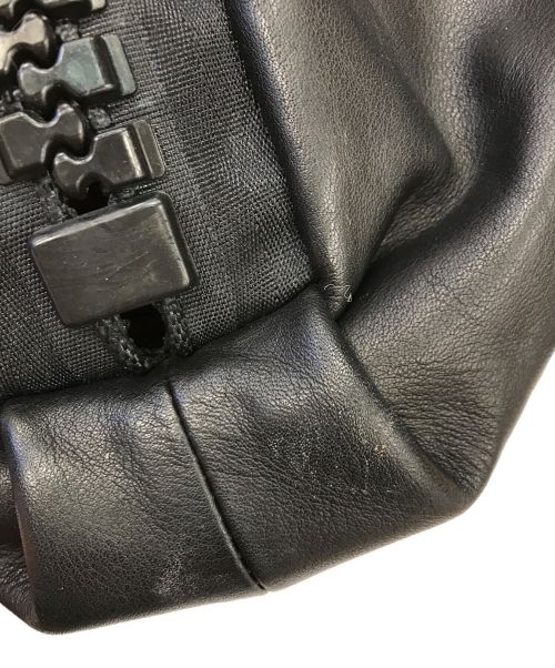 kawa-kawa（カワカワ）kawa-kawa (カワカワ) レザーリュック ブラックの古着・服飾アイテム