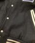 中古・古着 CHAPS RALPH LAUREN (チャップス ラルフローレン) 袖レザースタジャン　バックロゴ　カウレザー ブラック サイズ:L：13000円