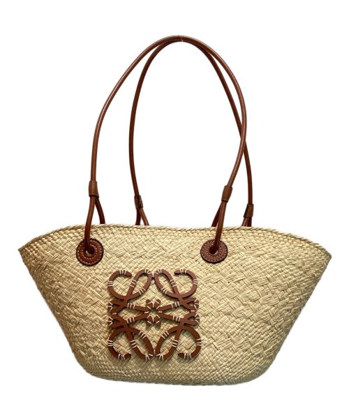 LOEWE（ロエベ）LOEWE (ロエベ) アナグラムバスケットバッグ スモール ナチュラル/タンの古着・服飾アイテム