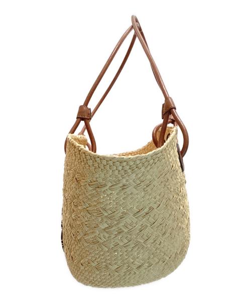 LOEWE（ロエベ）LOEWE (ロエベ) アナグラムバスケットバッグ スモール ナチュラル/タンの古着・服飾アイテム