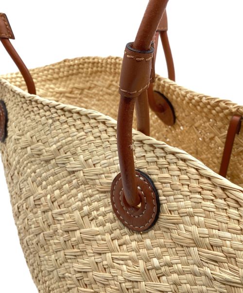 LOEWE（ロエベ）LOEWE (ロエベ) アナグラムバスケットバッグ スモール ナチュラル/タンの古着・服飾アイテム