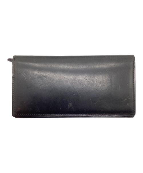 GANZO（ガンゾ）GANZO (ガンゾ) GUD2 ファスナー小銭入付き長財布 ブラックの古着・服飾アイテム