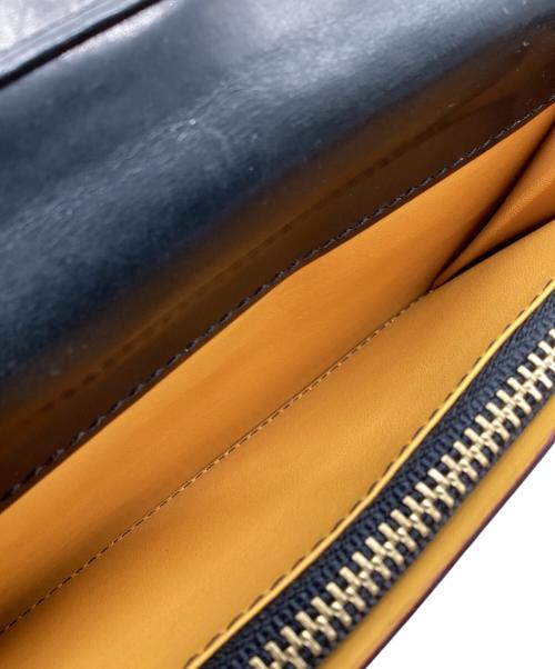 GANZO（ガンゾ）GANZO (ガンゾ) GUD2 ファスナー小銭入付き長財布 ブラックの古着・服飾アイテム