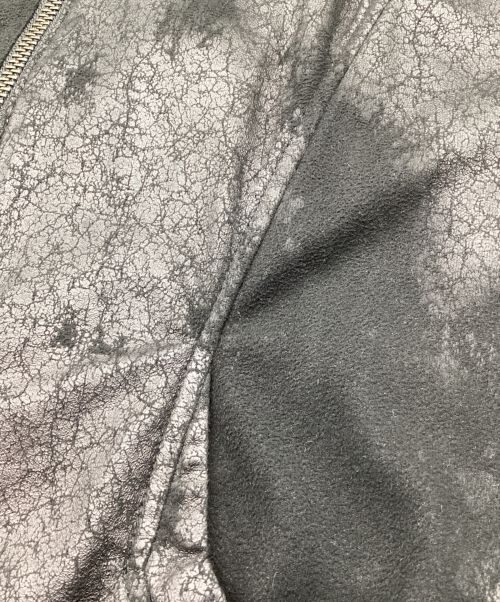 14th addiction（フォーティーンスアディクション）14th Addiction (フォーティーンスアディクション) TY-B:01 コーティングジップパーカー ブラック サイズ:1の古着・服飾アイテム