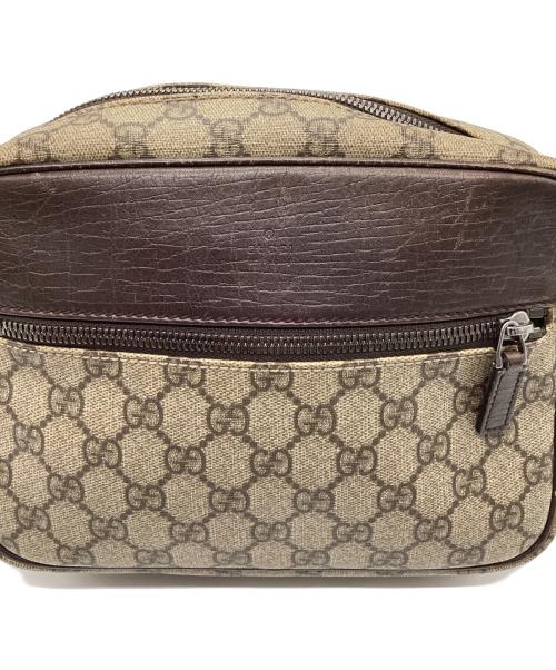 GUCCI（グッチ）GUCCI (グッチ) GGスプリーム ショルダーバッグ ベージュの古着・服飾アイテム