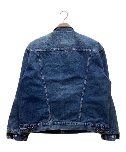 Wrangler（ラングラー）Wrangler (ラングラー) 裏地ブランケット デニムジャケット インディゴ サイズ:印字消えの為不明の古着・服飾アイテム