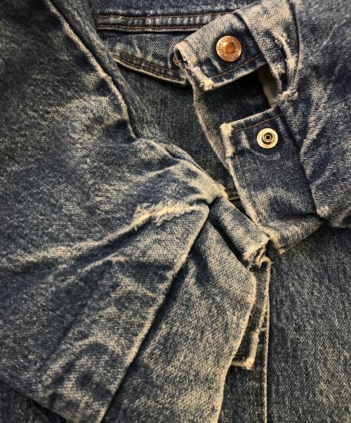 Wrangler（ラングラー）Wrangler (ラングラー) 裏地ブランケット デニムジャケット インディゴ サイズ:印字消えの為不明の古着・服飾アイテム