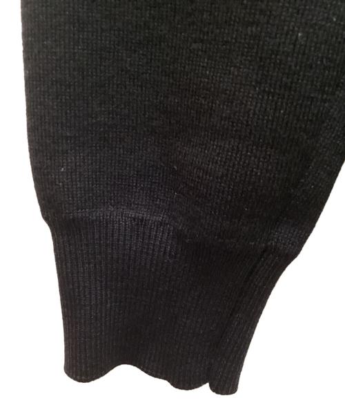 SLOANE（スローン）SLOANE (スローン) 12Gダブルフェイス天竺ラグランスリーブ クルーネックニットプルオーバー ブラック サイズ:3の古着・服飾アイテム