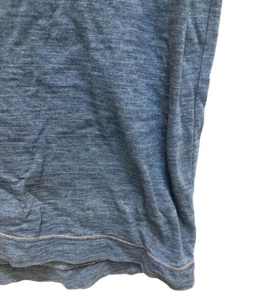 45R（フォーティファイブ・アール）45R (フォーティファイブ・アール) 墨絵deフクロウ908オーシャンTシャツ インディゴ サイズ:3の古着・服飾アイテム