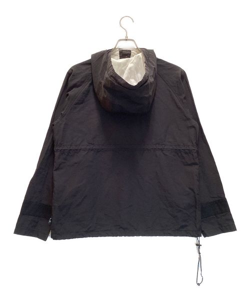 stussy（ステューシー）stussy (ステューシー) アノラックパーカー　ハーフボタン ブラック サイズ:Mの古着・服飾アイテム