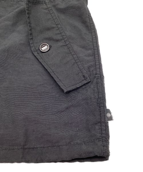 stussy（ステューシー）stussy (ステューシー) アノラックパーカー　ハーフボタン ブラック サイズ:Mの古着・服飾アイテム