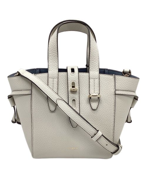 FURLA（フルラ）FURLA (フルラ) 2WAYショルダーバッグ ホワイトの古着・服飾アイテム