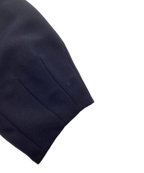 BLUE LABEL CRESTBRIDGE（ブルーレーベルクレストブリッジ）BLUE LABEL CRESTBRIDGE (ブルーレーベルクレストブリッジ) ダブルクロス ジョーゼット ドレスコート Blue Lab:EZUMi ネイビー サイズ:36の古着・服飾アイテム