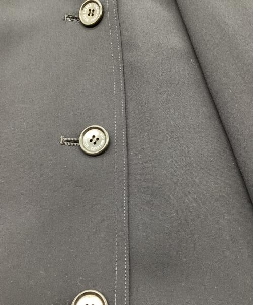 BLUE LABEL CRESTBRIDGE（ブルーレーベルクレストブリッジ）BLUE LABEL CRESTBRIDGE (ブルーレーベルクレストブリッジ) ダブルクロス ジョーゼット ドレスコート Blue Lab:EZUMi ネイビー サイズ:36の古着・服飾アイテム