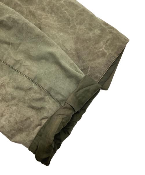 Barbour（バブアー）Barbour (バブアー) BORDER JACKET / ボーダー ワックスジャケット イングランド製 縦3ワラント 02年製 カーキ サイズ:44の古着・服飾アイテム