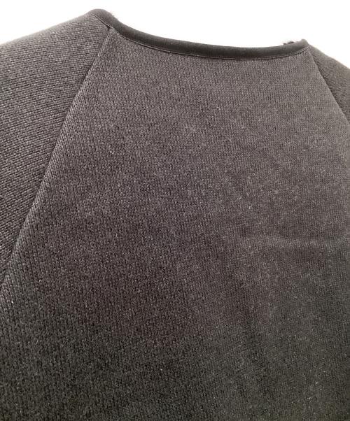 NEW BALANCE（ニューバランス）NEW BALANCE (ニューバランス) 切替ニットカーディガン ブラック サイズ:Sの古着・服飾アイテム