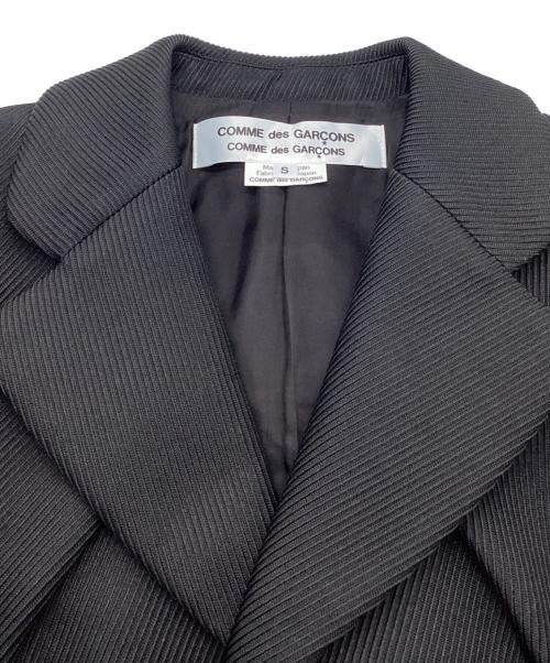 COMME des GARCONS COMME des GARCONS（コムデギャルソン コムデギャルソン）COMME des GARCONS COMME des GARCONS (コムデギャルソン コムデギャルソン) デザインシングルジャケット AD2023 ブラック サイズ:Sの古着・服飾アイテム