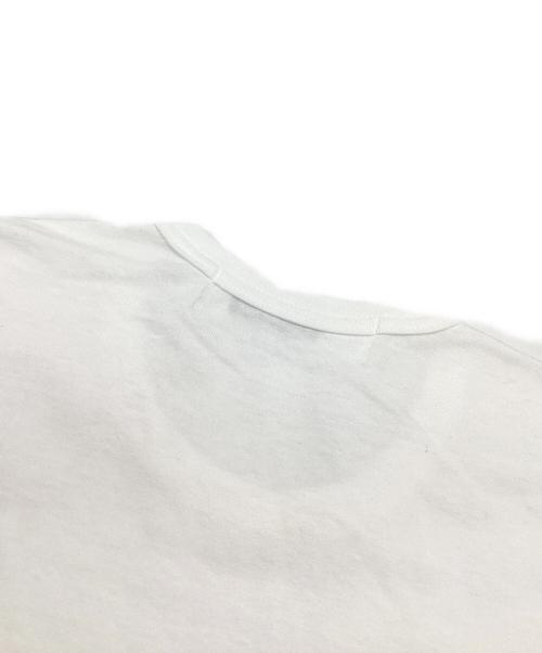 PLAY COMME des GARCONS（プレイコムデギャルソン）PLAY COMME des GARCONS (プレイ コムデギャルソン) 3ハートプリントTシャツ ホワイト サイズ:Lの古着・服飾アイテム