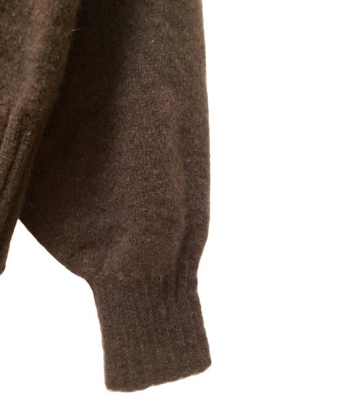 FACTORY（ファクトリー）FACTORY (ファクトリー) ヤク ショート丈ローブカーディガン ブラウン サイズ:2の古着・服飾アイテム