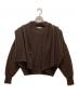 FACTORY（ファクトリー）の古着「ヤク ショート丈ローブカーディガン」｜ブラウン