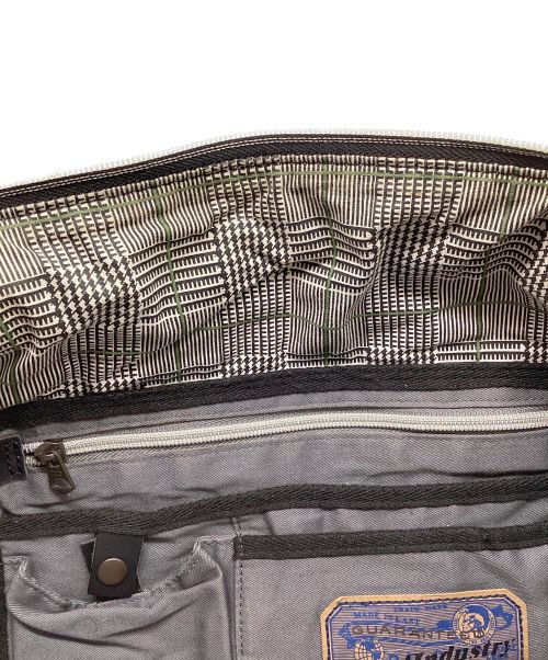 DIESEL（ディーゼル）DIESEL (ディーゼル) レザー切替 ナイロンショルダーバッグ ブラックの古着・服飾アイテム