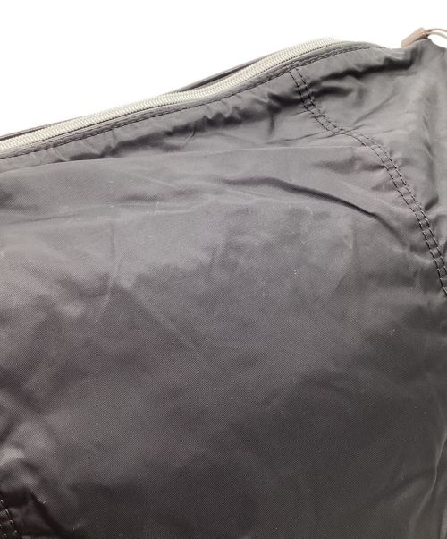 DIESEL（ディーゼル）DIESEL (ディーゼル) レザー切替 ナイロンショルダーバッグ ブラックの古着・服飾アイテム