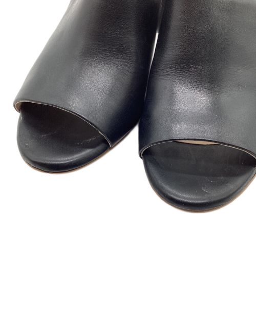 COLE HAAN（コールハーン）COLE HAAN (コールハーン) ダイナ ミッド オープントゥ ミュール サンダル ブラック サイズ:6 1/2の古着・服飾アイテム