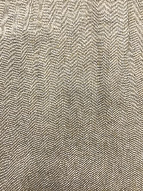 Donegal（ドネガル）Donegal (ドネガル) ヘリンボーン ボタンダウンシャツ イエロー サイズ:-の古着・服飾アイテム