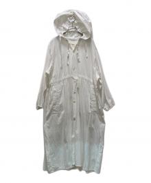 TODAYFUL（トゥデイフル）の古着「オーバーフードコート」｜ホワイト