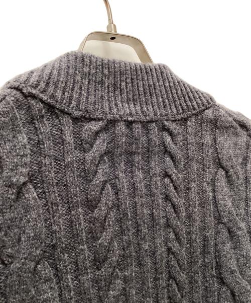 Adam et Rope（アダム エ ロペ）Adam et Rope (アダム エ ロペ) リサイクルウールZIPカーディガン グレー サイズ:Freeの古着・服飾アイテム