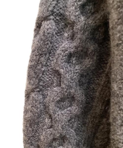 Adam et Rope（アダム エ ロペ）Adam et Rope (アダム エ ロペ) リサイクルウールZIPカーディガン グレー サイズ:Freeの古着・服飾アイテム