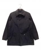 BURBERRY BLUE LABELバーバリーロンドンブルーレーベル）の古着「ステンカラーコート」｜ブラック