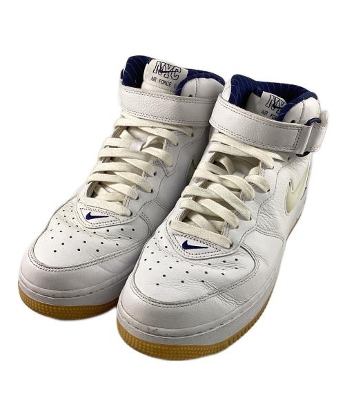 NIKE（ナイキ）NIKE (ナイキ) エアフォース 1 ミッド QS ホワイト サイズ:27の古着・服飾アイテム