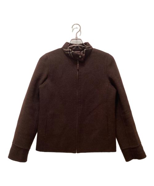 BURBERRY LONDON（バーバリーロンドン）BURBERRY LONDON (バーバリーロンドン) ウールカシミヤジャケット ブラウン サイズ:Mの古着・服飾アイテム