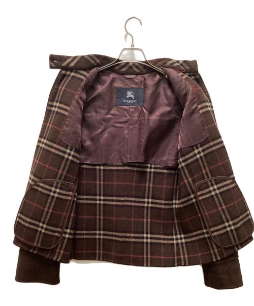 BURBERRY LONDON（バーバリーロンドン）BURBERRY LONDON (バーバリーロンドン) ウールカシミヤジャケット ブラウン サイズ:Mの古着・服飾アイテム