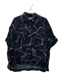 TIGHTBOOTH PRODUCTION（タイトブースプロダクション）の古着「ハンガーアロハシャツ」｜ブラック
