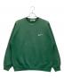 NIKE（ナイキ）の古着「スウッシュ刺繍スウェット」｜グリーン
