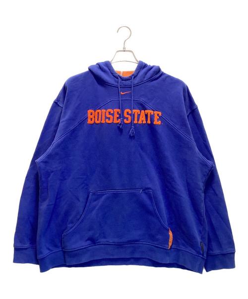 NIKE（ナイキ）NIKE (ナイキ) BOISE STATE プルオーバーパーカー 00s ブルー サイズ:XLの古着・服飾アイテム