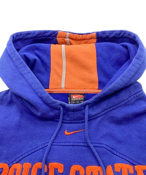 NIKE（ナイキ）NIKE (ナイキ) BOISE STATE プルオーバーパーカー 00s ブルー サイズ:XLの古着・服飾アイテム