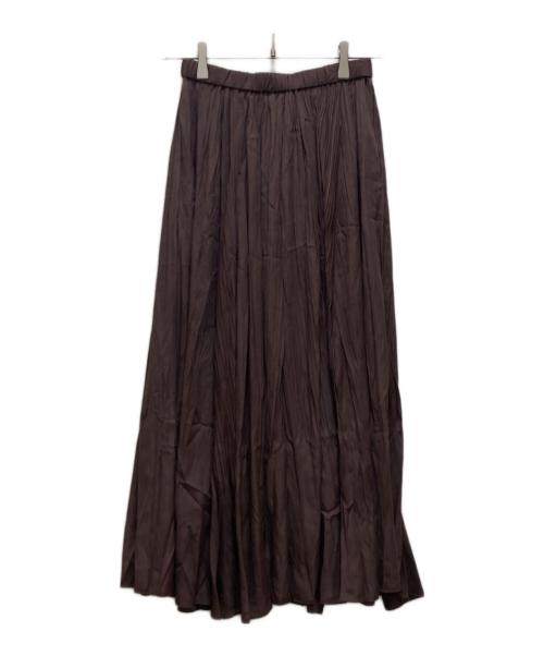 FRAY ID（フレイ アイディー）FRAY ID (フレイ アイディー) プリーツセットワンピース ブラウン サイズ:FREE 未使用品の古着・服飾アイテム