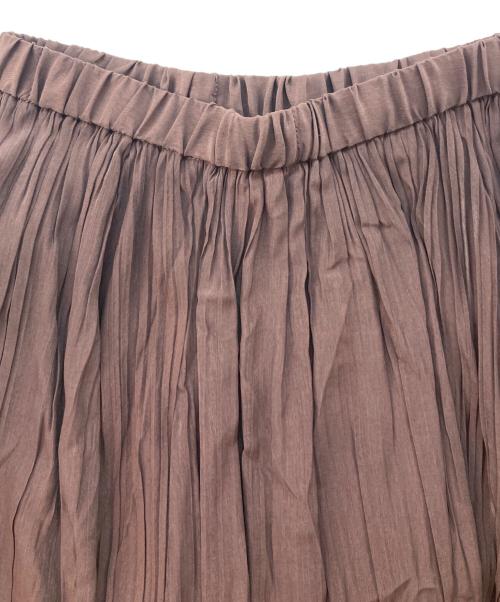 FRAY ID（フレイ アイディー）FRAY ID (フレイ アイディー) プリーツセットワンピース ブラウン サイズ:FREE 未使用品の古着・服飾アイテム