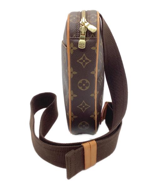LOUIS VUITTON（ルイ ヴィトン）LOUIS VUITTON (ルイ ヴィトン) ボディーバッグ　モノグラム　ポシェットガンジュ ブラウンの古着・服飾アイテム