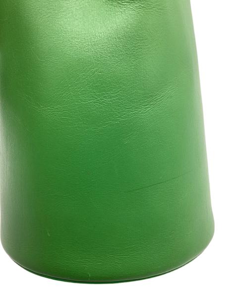 JIL SANDER（ジルサンダー）JIL SANDER (ジルサンダー) 巾着バケットショルダーバッグ グリーンの古着・服飾アイテム