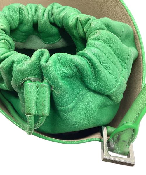 JIL SANDER（ジルサンダー）JIL SANDER (ジルサンダー) 巾着バケットショルダーバッグ グリーンの古着・服飾アイテム