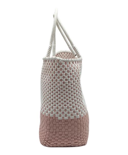 ANTEPRIMA（アンテプリマ）ANTEPRIMA (アンテプリマ) イントレッチオバイカラーワイヤーバッグ ホワイト×ピンクの古着・服飾アイテム