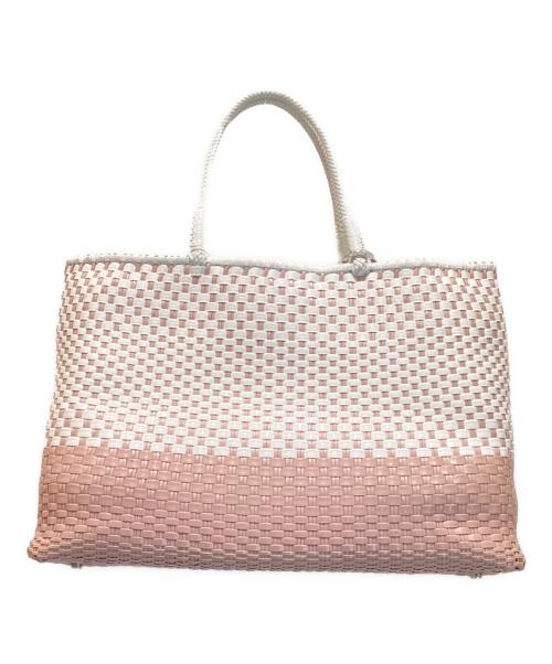 ANTEPRIMA（アンテプリマ）ANTEPRIMA (アンテプリマ) イントレッチオバイカラーワイヤーバッグ ホワイト×ピンクの古着・服飾アイテム