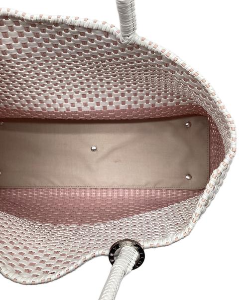 ANTEPRIMA（アンテプリマ）ANTEPRIMA (アンテプリマ) イントレッチオバイカラーワイヤーバッグ ホワイト×ピンクの古着・服飾アイテム